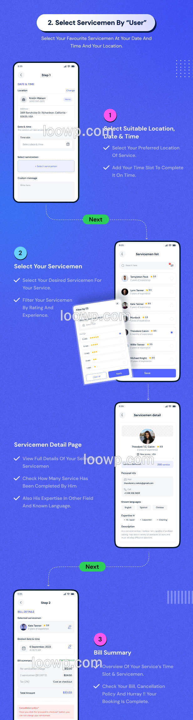 Flutter多商户家庭上门服务预约APP源码含后端V2.0.1