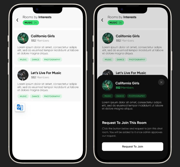 UChatty多语言语音聊天室社交应用APP源码(Android+iOS+Web后端)