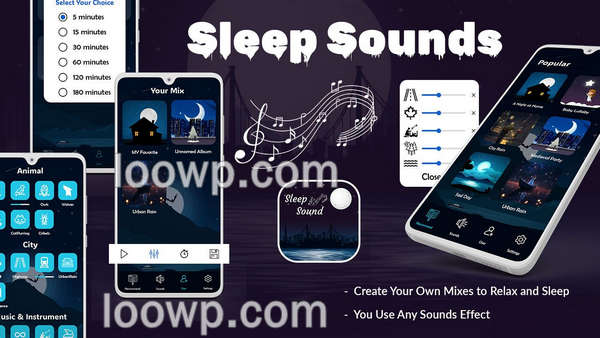 冥想放松助眠音乐播放器Android手机APP源码