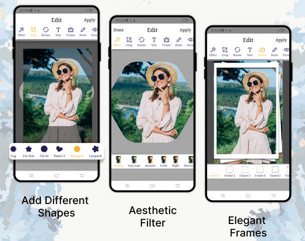 Android照片拼贴制作器APP源码/安卓照片编辑器APP源码