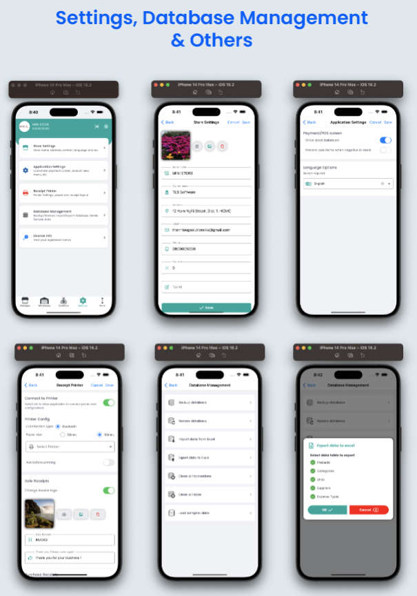 智能手机POS收银系统APP源码/带许可证授权系统/离线单机版