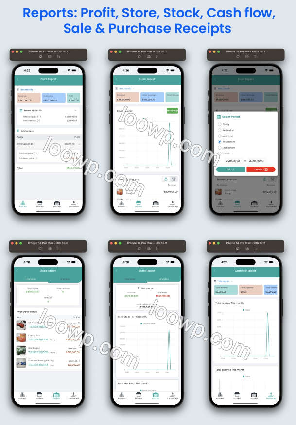 智能手机POS收银系统APP源码/带许可证授权系统/离线单机版