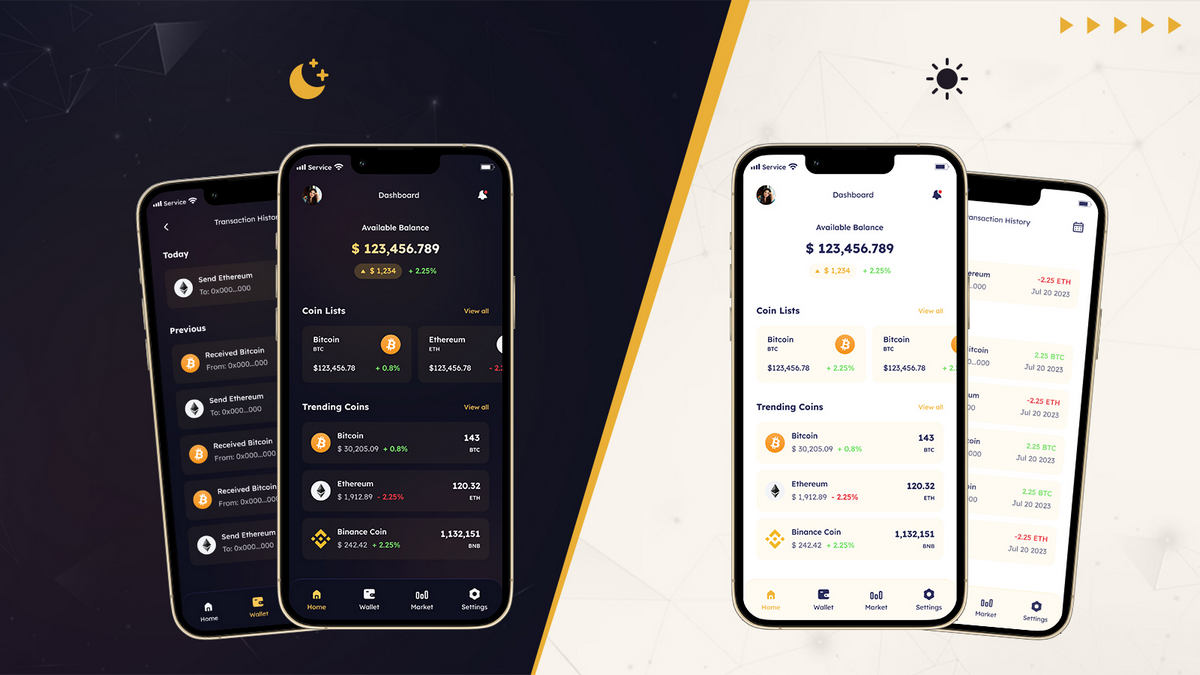 SwiftUI加密货币交易所iOS应用APP源码(仅前端)