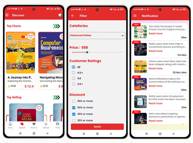 React Native电子书图书销售APP源码(仅UI含Android和iOS)