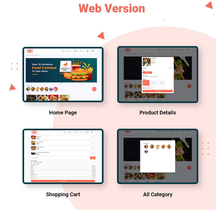 Flutter同城点餐外卖送餐系统APP源码/含骑手APP+Web前后端