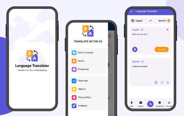 Flutter全语言实时AI语言翻译器APP源码(Android+iOS)