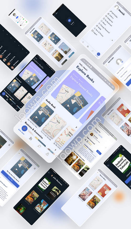 全开源Flutter电子书销售APP源码/电子书阅读器源码/后端+ANdroid+iOS