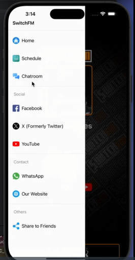 SwiftUI单网络电台节目收听iOS应用APP源码