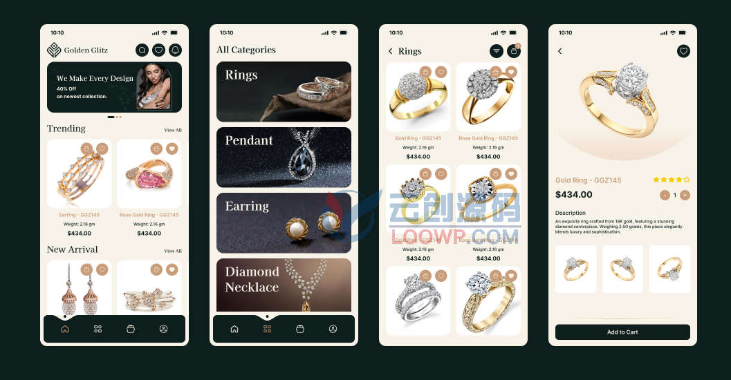 全开源Flutter珠宝首饰购物商城APP源码(Laravel后端)