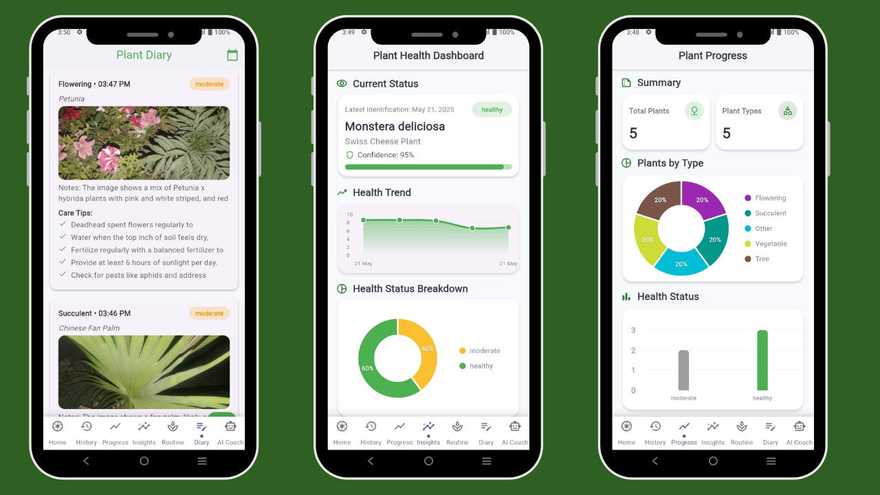 全开源AI植物识别器APP源码/AI识物APP源码/AI植物管理器(Android+iOS)