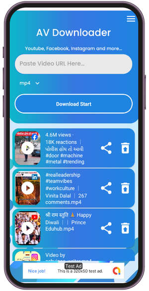 Youtube视频下载器手机APP源码/社交平台视频解析下载器源码