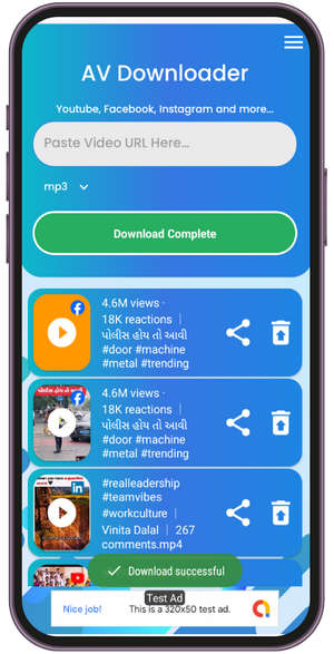 Youtube视频下载器手机APP源码/社交平台视频解析下载器源码