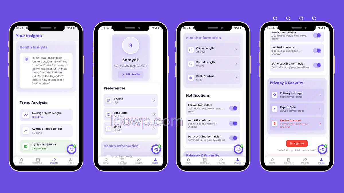 AI驱动Flutter女性经期追踪&健康管理APP源码(集成Gemini)