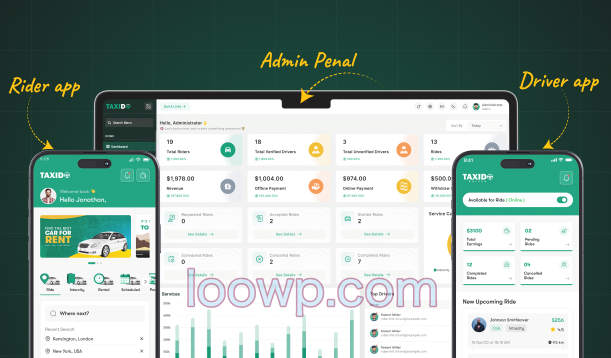 全开源React Native手机打车APP源码/叫车服务平台/Web前后端+全端