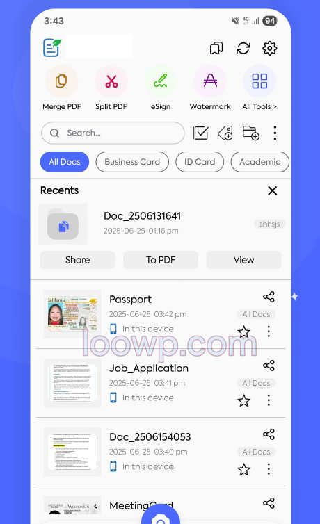 全开源Android智能AI文档扫描仪APP源码/OCR文本识别/边缘检测