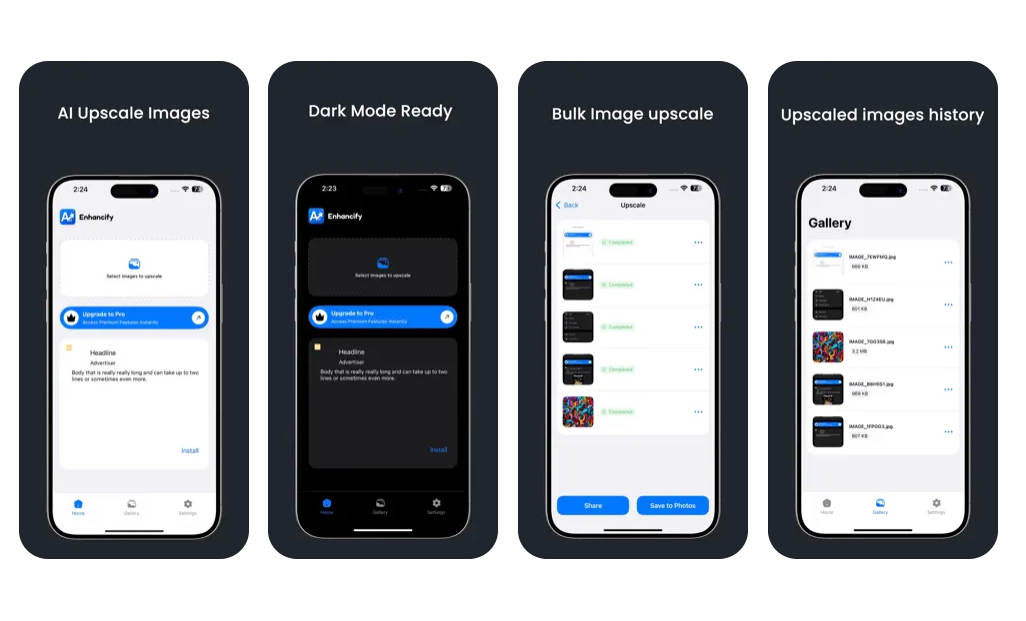 SwiftUI智能AI旧照片修复与增强iOS应用App源码