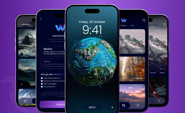 多语言SwiftUI实时视频壁纸APP源码 | iOS手机壁纸应用源码 | 带管理后端