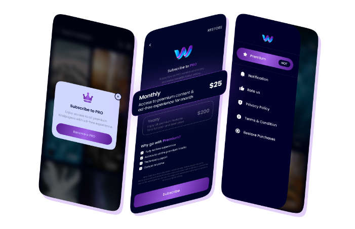 多语言SwiftUI实时视频壁纸APP源码 | iOS手机壁纸应用源码 | 带管理后端