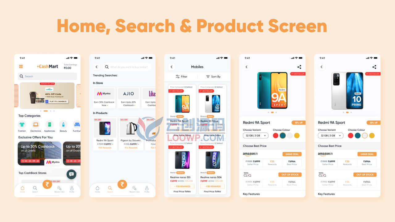 全开源Flutter购物返现商城APP源码(仅UI无后端)