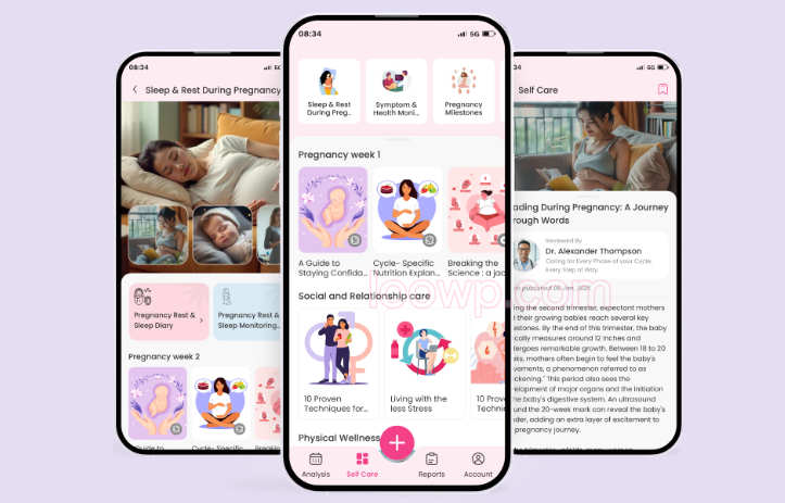 全开源AI助孕APP源码/排卵期追踪预测/带Web前后端+Android+iOS
