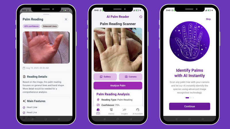 全开源AI看手相APP源码/AI掌纹解读应用源码/AI实时掌纹扫描