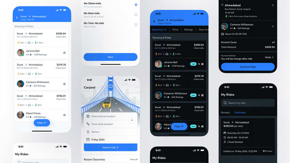 Flutter实时拼车系统APP源码/拼车平台源码/含Web前后端