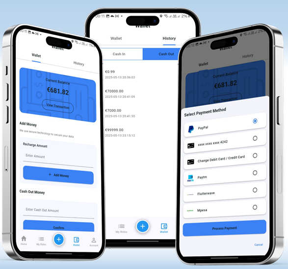 Flutter拼车系统APP源码/手机拼车软件源码/实时拼车匹配