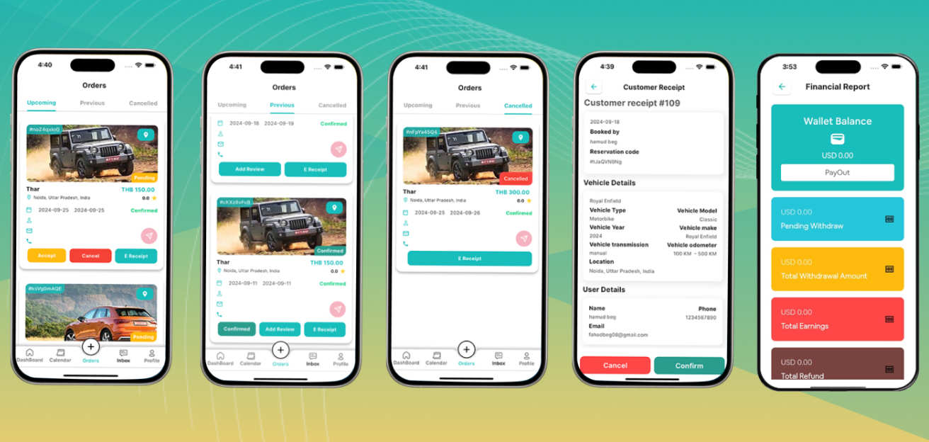 自驾车租赁预订App源码/Flutter网约车源码/游艇租赁/后端+App