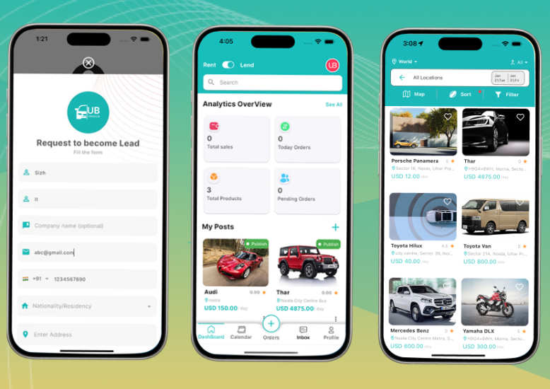 自驾车租赁预订App源码/Flutter网约车源码/游艇租赁/后端+App