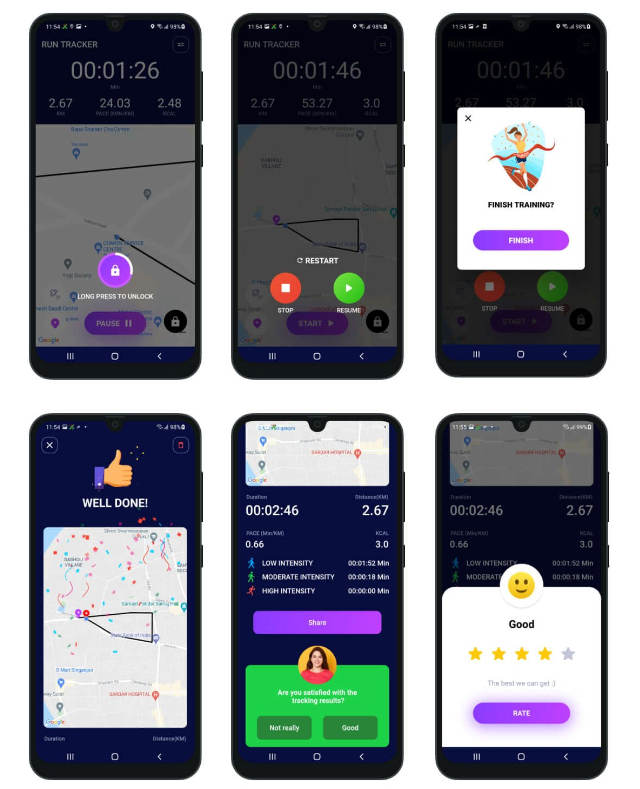 全开源Flutter健身计步器APP源码/全功能健康管理APP/40语言