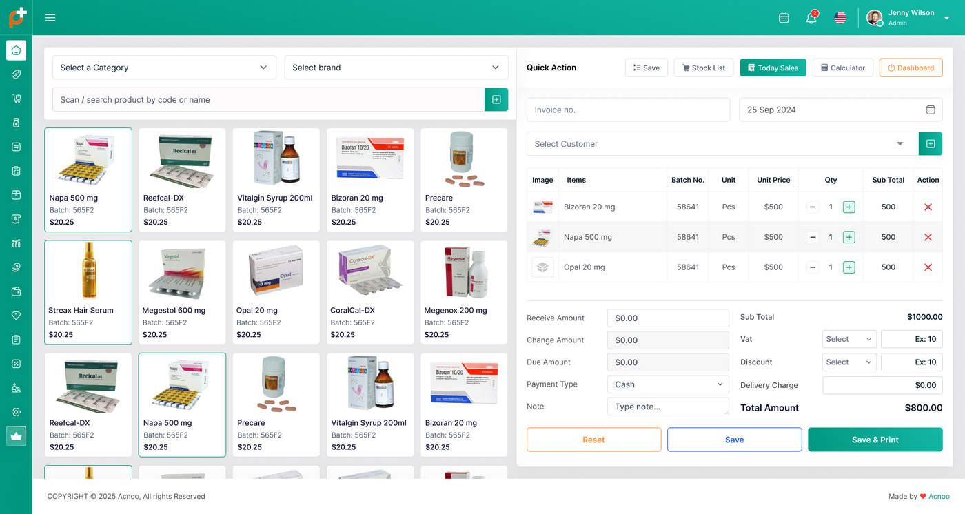 SaaS版药店进销存管理系统APP源码/药房管理源码/Web+App+POS