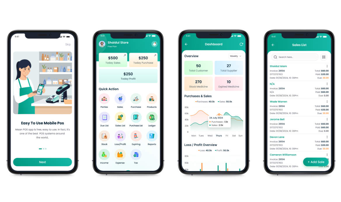 SaaS版药店进销存管理系统APP源码/药房管理源码/Web+App+POS