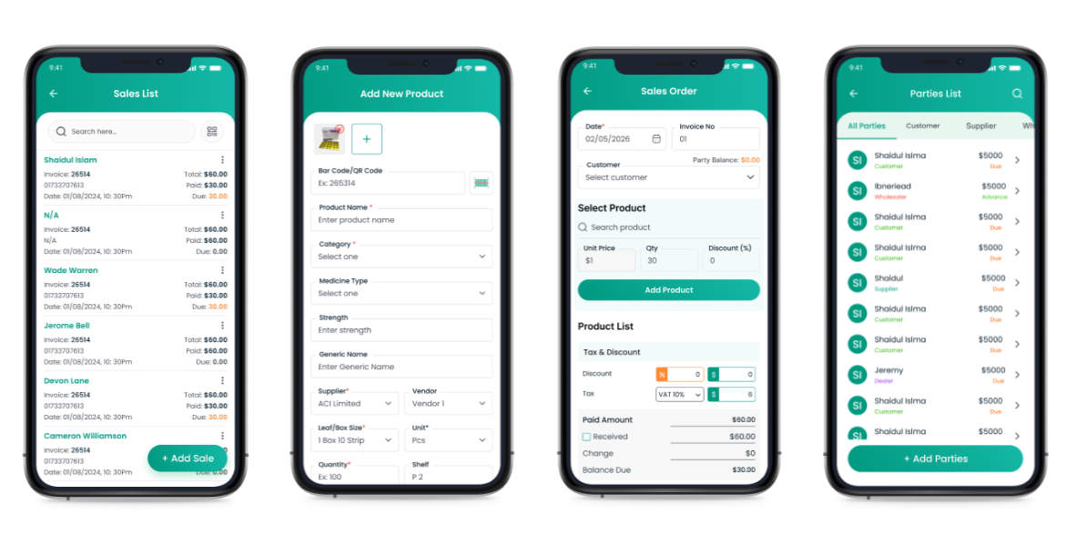 SaaS版药店进销存管理系统APP源码/药房管理源码/Web+App+POS