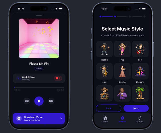 SwiftUI开发AI音乐创作iOS应用APP源码/AI歌词创作