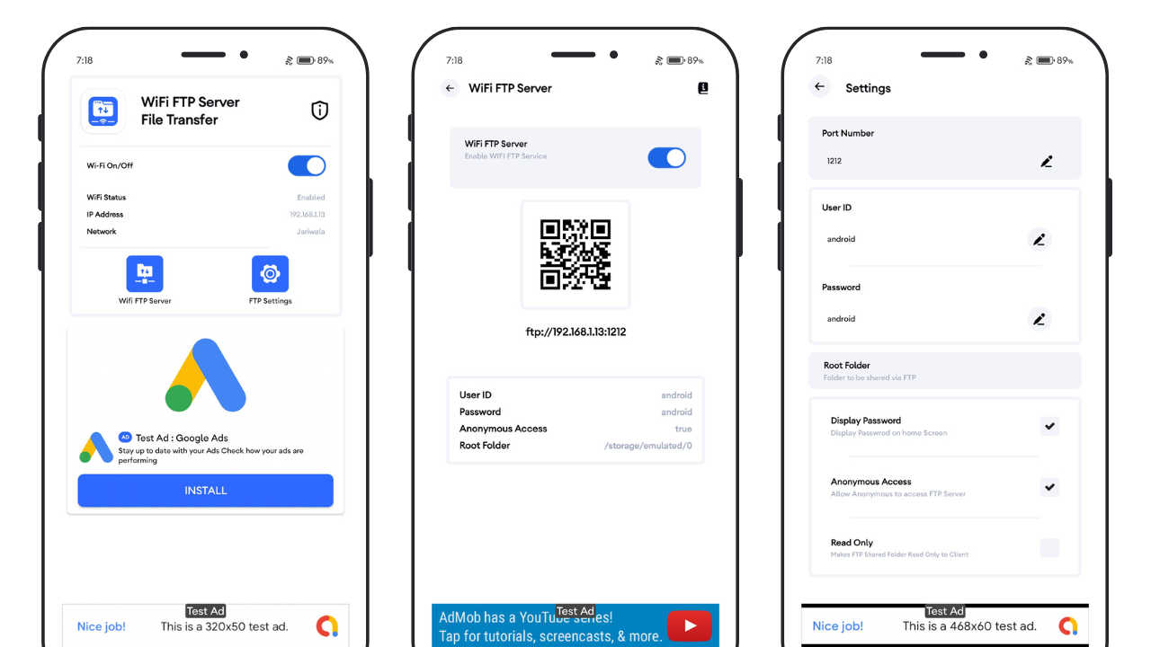 安卓WiFi文件传输APP源码/Android手机无线互传APP源码