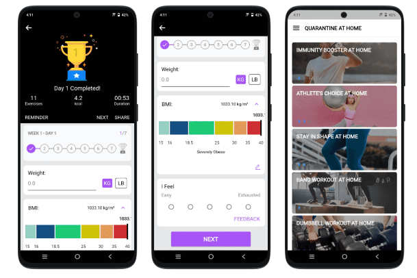 全开源Flutter居家健身助手APP源码(Android+iOS)