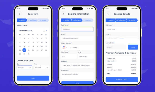 Flutter多商户家政上门服务App源码(含管理后台)