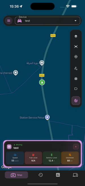 Flutter车辆跟踪定位管理APP源码/Traccar实时车辆追踪系统
