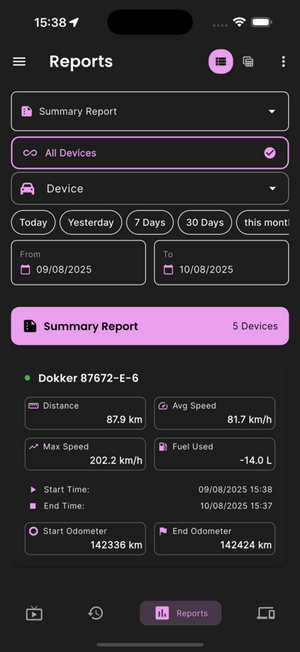 Flutter车辆跟踪定位管理APP源码/Traccar实时车辆追踪系统