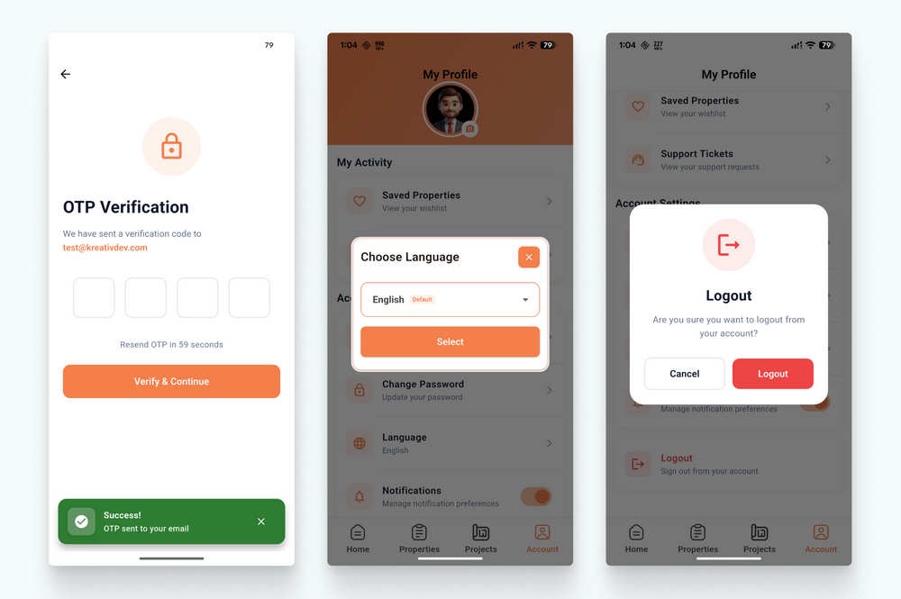 Flutter房地产中介租售APP源码/房源浏览APP/含Web前后端