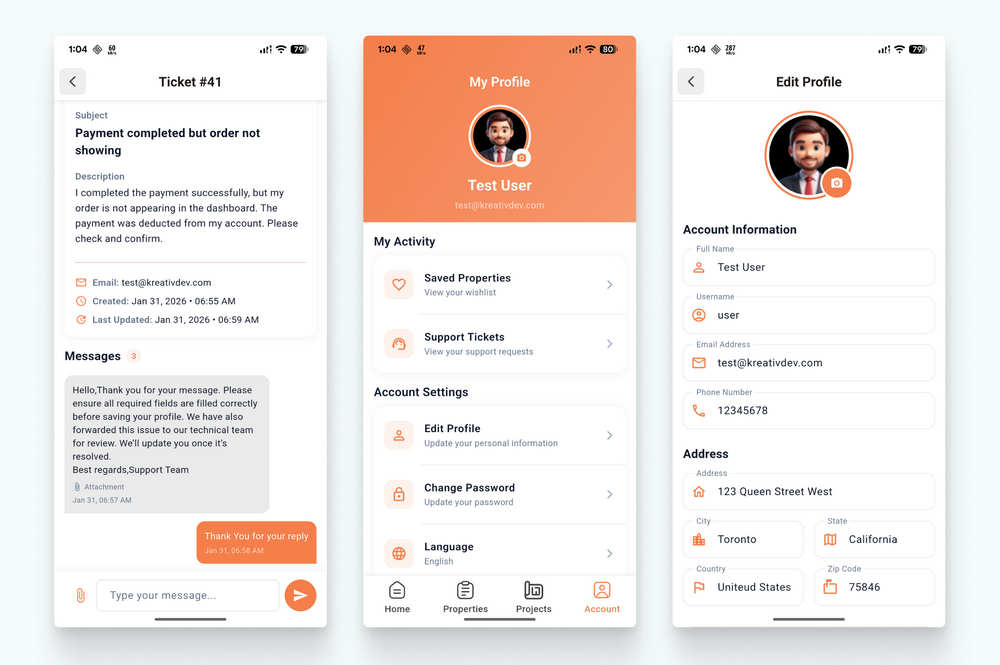 Flutter房地产中介租售APP源码/房源浏览APP/含Web前后端