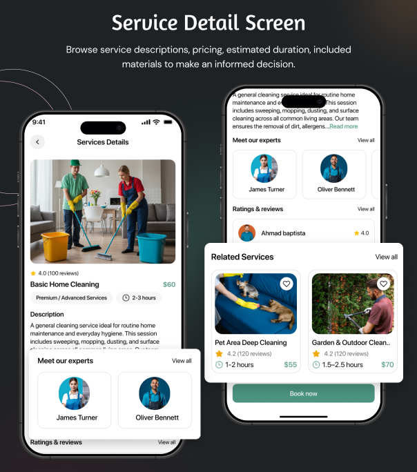 Flutter家政上门保洁服务预约App源码/Node.js后端