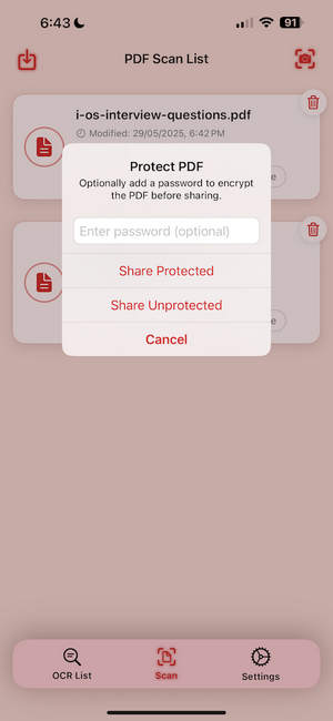 iOS 17文档扫描&PDF编辑APP源码 | iCloud同步+订阅