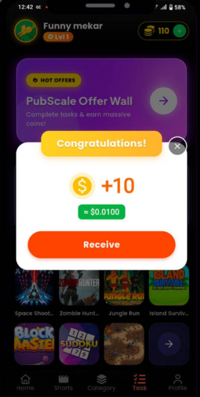 多模式变现APP源码_4K壁纸+短视频+游戏赚币+广告联盟