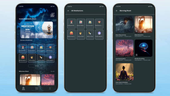 Flutter冥想正念&助眠音乐APP源码_带Laravel后端