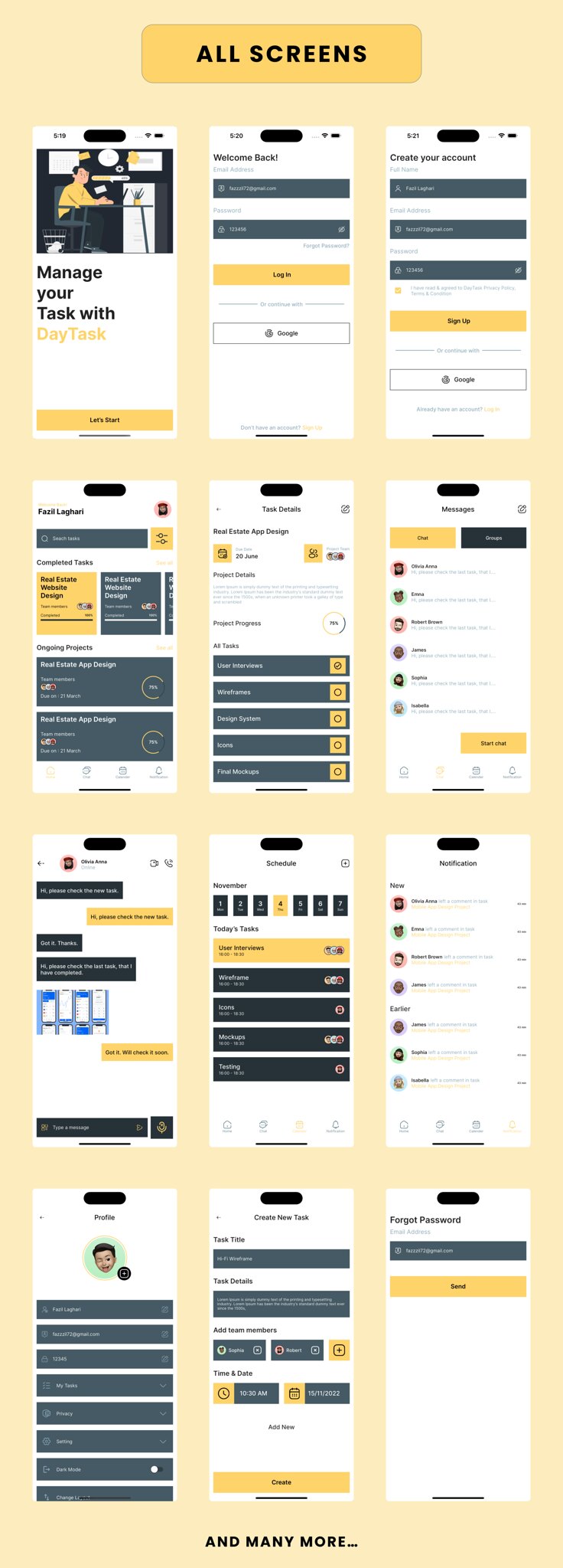 DailyDo App - Online Daily Task Manager App Flutter | Android | iOS Mobile App Template