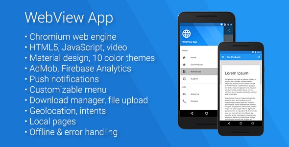 封装Web应用和Web网站的通用Android WebView应用APP源码